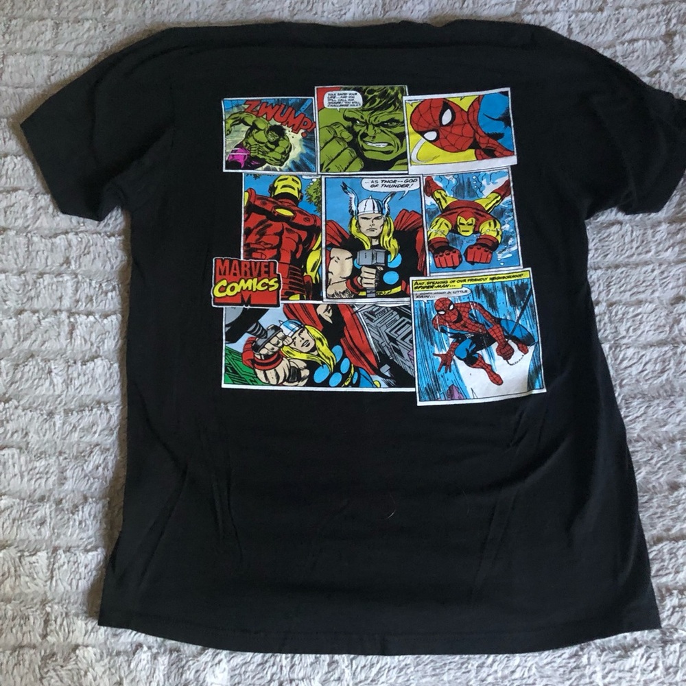 Marvel Black T-Shirt - Picture 6 of 6